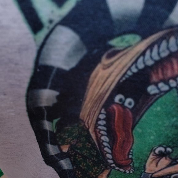 Never Trust the Living (Beetlejuice) Raglan shirt - Picture 3 of 7